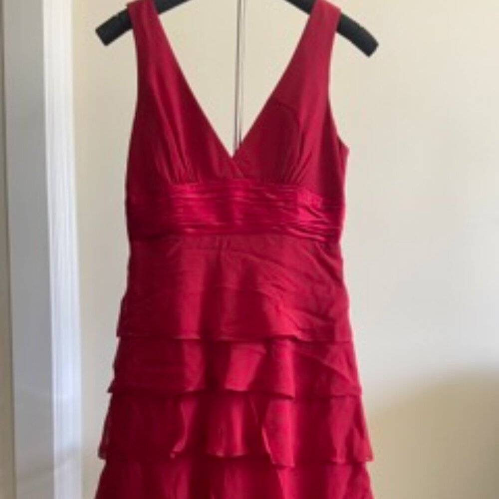 BCBG Red Cocktail Dress
